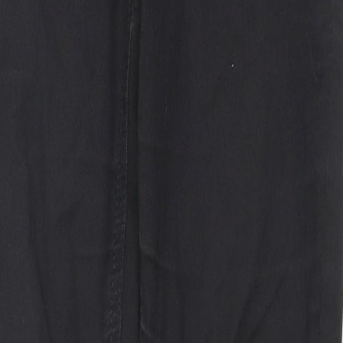 F&F Womens Black Cotton Jegging Jeans Size 8 L29 in Regular Zip