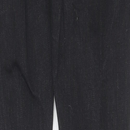 Missguided Womens Black Cotton Skinny Jeans Size 12 L29 in Regular Zip