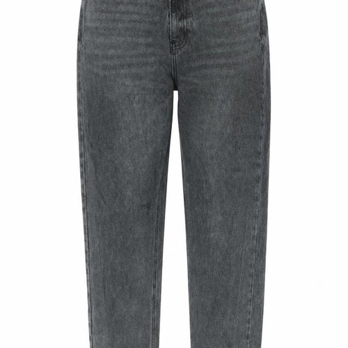 Missguided Womens Black Cotton Straight Jeans Size 10 L26 in Regular Zip