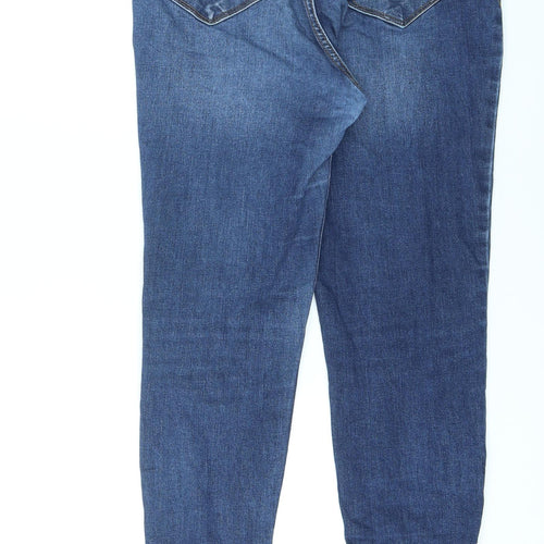Kensie Womens Blue Cotton Skinny Jeans Size 32 in L26 in Regular Button