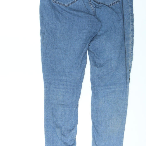 White Stuff Womens Blue Cotton Jegging Jeans Size 16 L28 in Regular