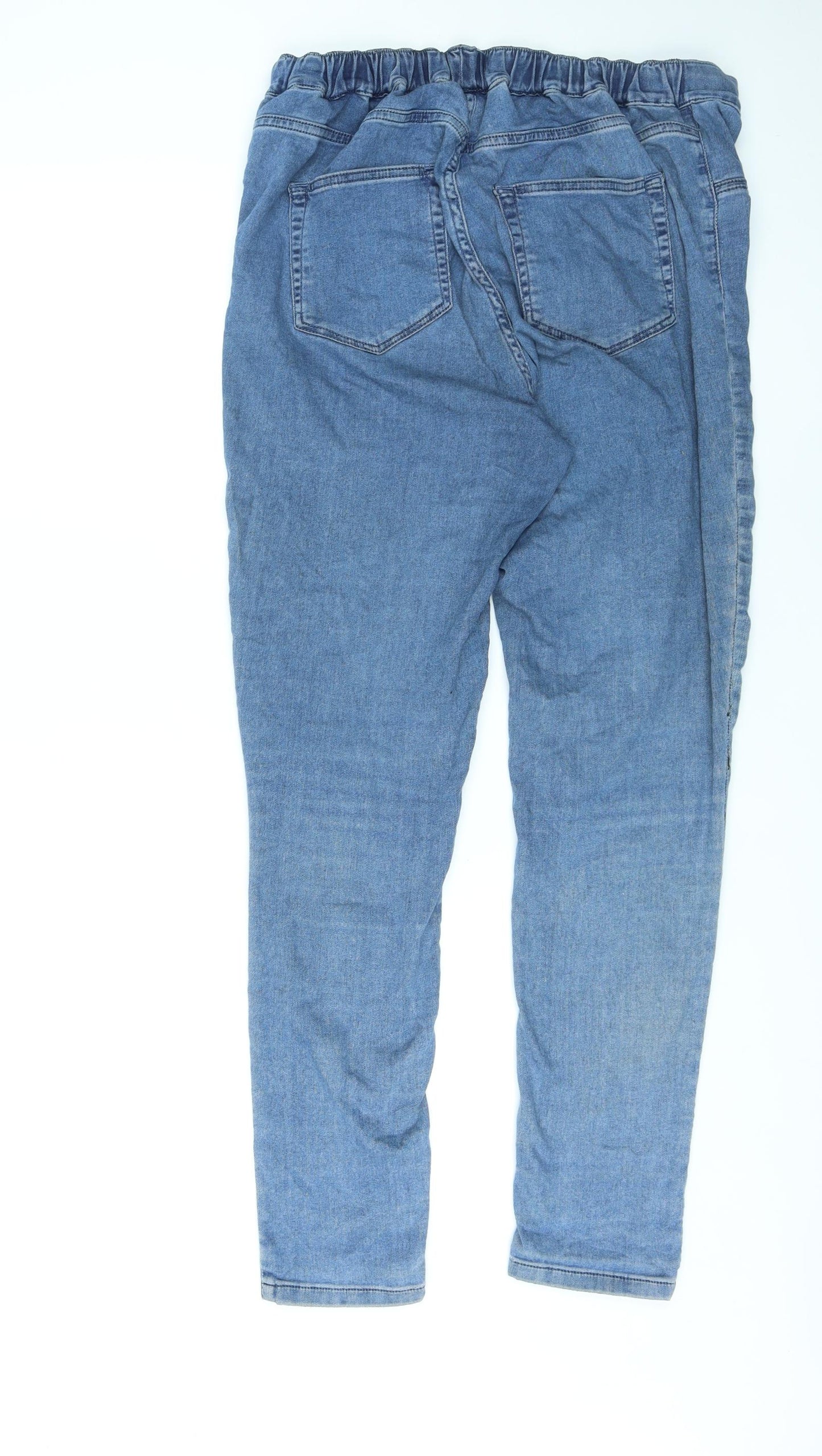 White Stuff Womens Blue Cotton Jegging Jeans Size 16 L28 in Regular
