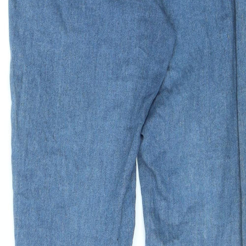 White Stuff Womens Blue Cotton Jegging Jeans Size 16 L28 in Regular