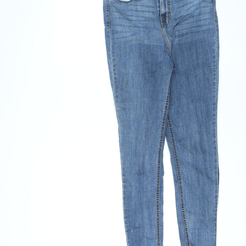 Dont Think Twice Womens Black Cotton Skinny Jeans Size 10 L28 in Regular Zip