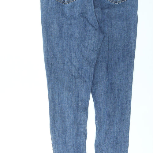 Dont Think Twice Womens Black Cotton Skinny Jeans Size 10 L28 in Regular Zip