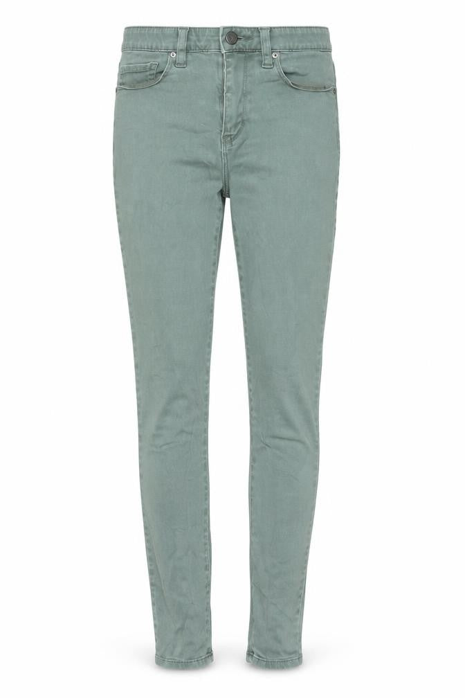 Uniqlo Womens Green Cotton Skinny Jeans Size S L29 in Regular Zip
