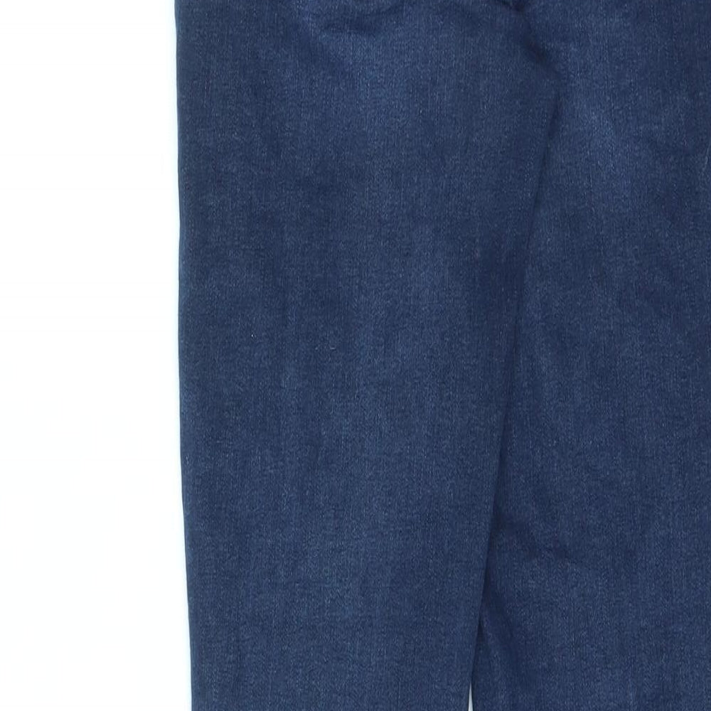 Mango Womens Black Cotton Skinny Jeans Size 10 L28 in Regular Zip