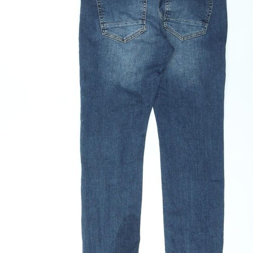 DF Jeans Womens Blue Cotton Skinny Jeans Size 29 in L30 in Regular Zip