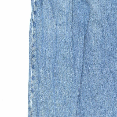 BDG Womens Blue Cotton Straight Jeans Size 24 in L32 in Regular Zip