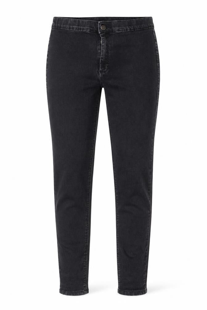 Tophop Womens Black Cotton Skinny Jeans Size 34 in L23 in Regular Zip - Pockets