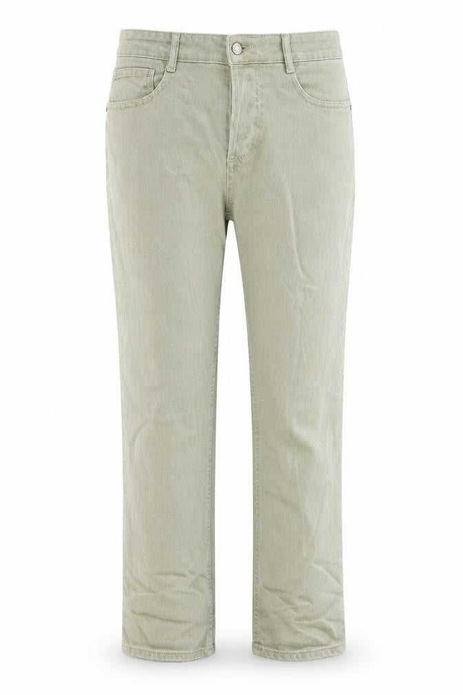 Zara Womens Red Cotton Straight Jeans Size 12 L29 in Regular Button - Pockets, Belt Loops