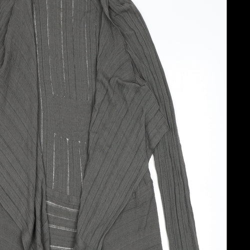 Lo Ri Womens Green V-Neck Polyester Cardigan Jumper Size M