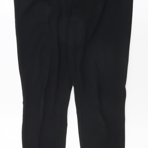 Marks and Spencer Womens Black Polyester Capri Leggings Size 12 L26 in Regular Pullover