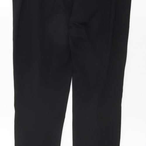 Marks and Spencer Womens Black Polyester Capri Leggings Size 12 L26 in Regular Pullover