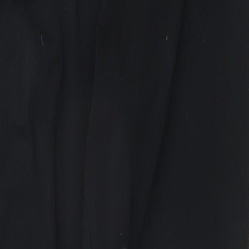 Marks and Spencer Womens Black Polyester Capri Leggings Size 12 L26 in Regular Pullover