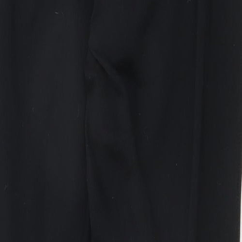 Marks and Spencer Womens Black Polyester Capri Leggings Size 12 L26 in Regular Pullover