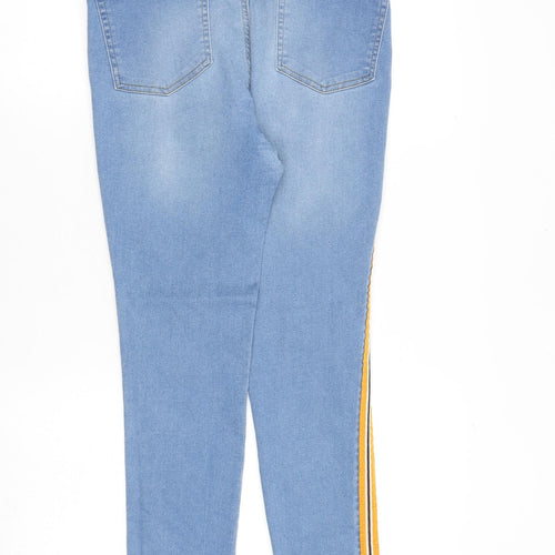 Guidado Perro Womens Blue Cotton Skinny Jeans Size 30 in L28 in Regular Zip
