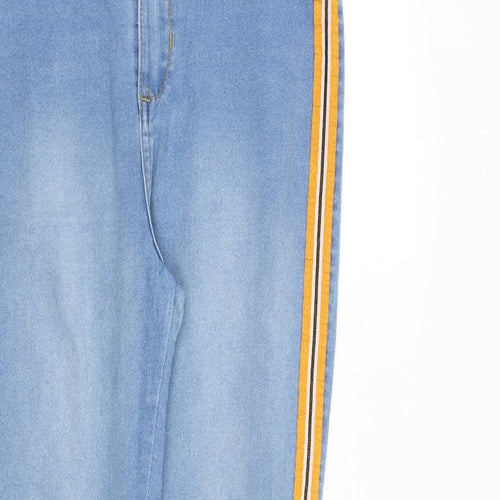 Guidado Perro Womens Blue Cotton Skinny Jeans Size 30 in L28 in Regular Zip