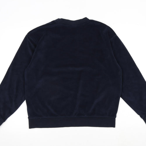 Juicy Couture Womens Blue Polyester Pullover Sweatshirt Size M Pullover