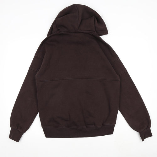 River Island Womens Brown 100% Cotton Pullover Hoodie Size XS Pullover