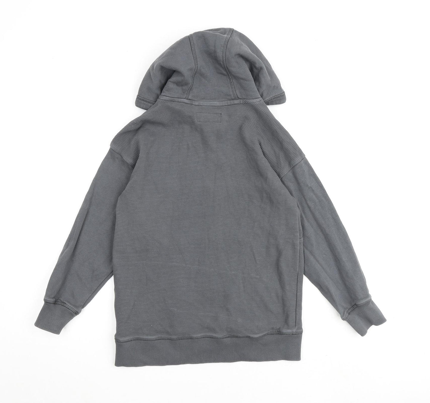 NEXT Boys Grey 100% Cotton Pullover Hoodie Size 8 Years Pullover