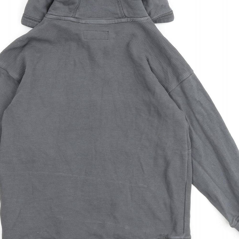 NEXT Boys Grey 100% Cotton Pullover Hoodie Size 8 Years Pullover