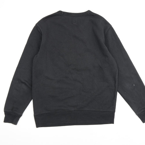 Gap Womens Black Cotton Pullover Sweatshirt Size XS Pullover