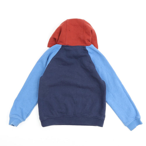 Mountain Warehouse Boys Multicoloured Cotton Pullover Hoodie Size 7-8 Years Pullover