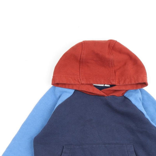Mountain Warehouse Boys Multicoloured Cotton Pullover Hoodie Size 7-8 Years Pullover