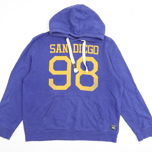 USL&CO Mens Blue Cotton Pullover Hoodie Size XL