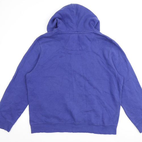 USL&CO Mens Blue Cotton Pullover Hoodie Size XL