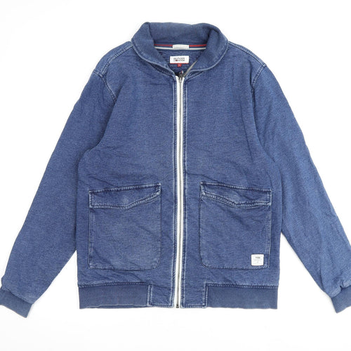 Tommy Hilfiger Mens Blue Jacket Size L Zip