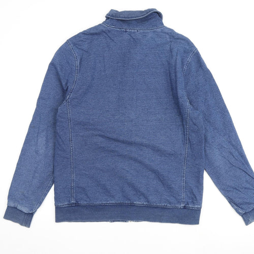 Tommy Hilfiger Mens Blue Jacket Size L Zip