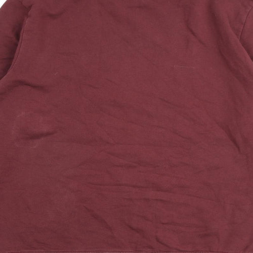 Calvin Klein Mens Red Cotton Pullover Sweatshirt Size XL