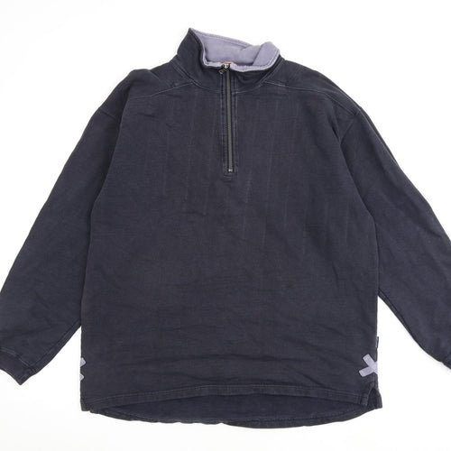 White Stuff Mens Blue Cotton Pullover Sweatshirt Size M