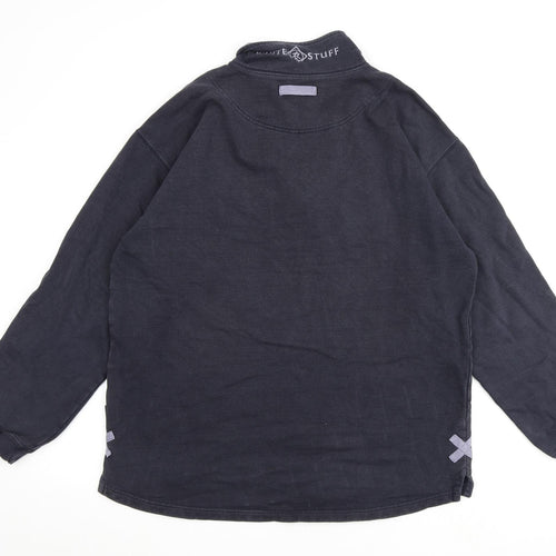 White Stuff Mens Blue Cotton Pullover Sweatshirt Size M