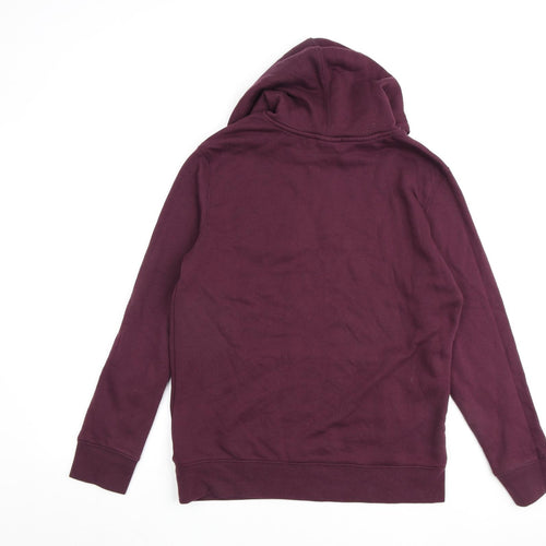 H&M Mens Purple Cotton Pullover Hoodie Size M