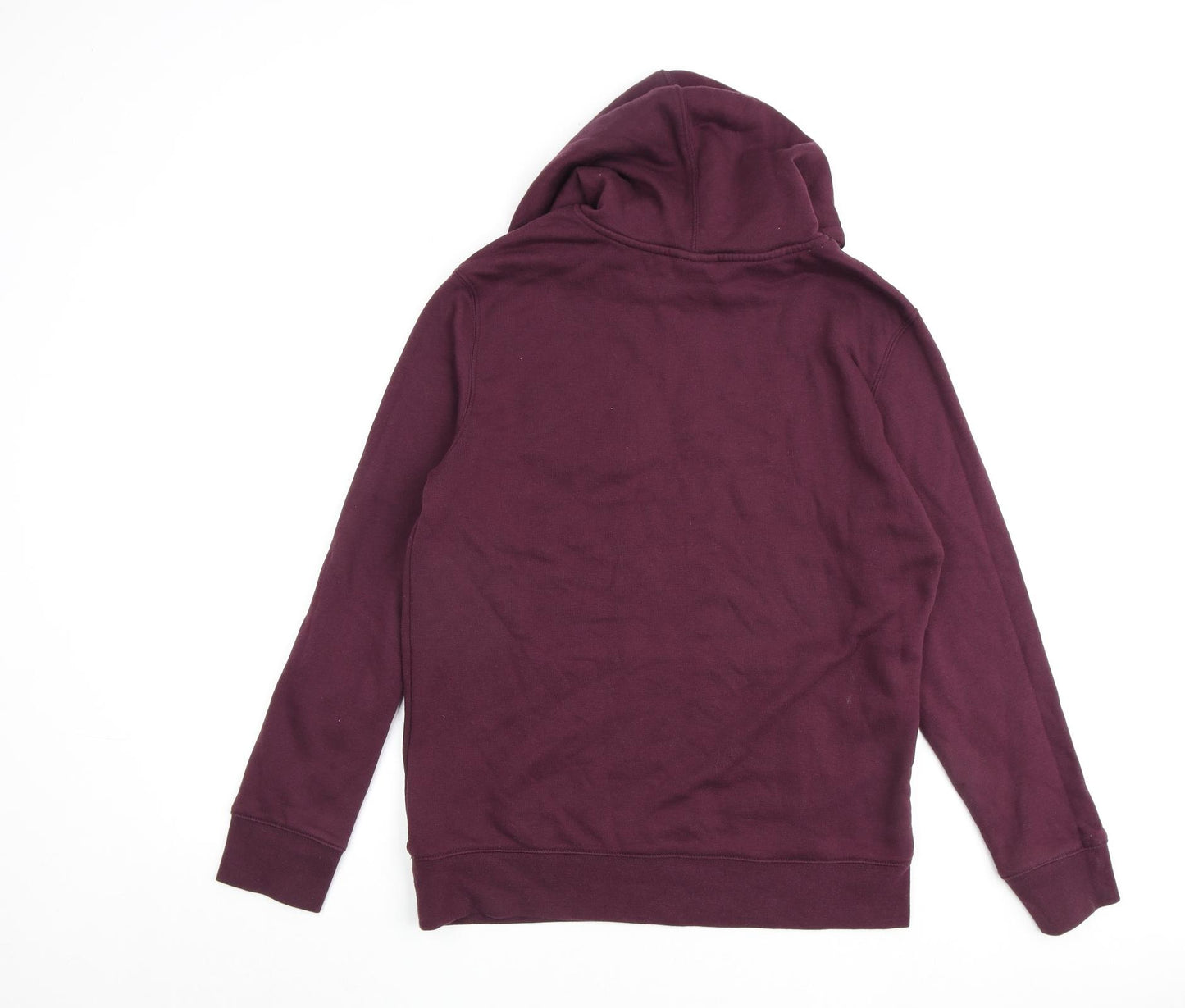 H&M Mens Purple Cotton Pullover Hoodie Size M