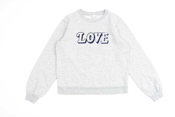 Warehouse Womens Grey Cotton Pullover Sweatshirt Size M Pullover
