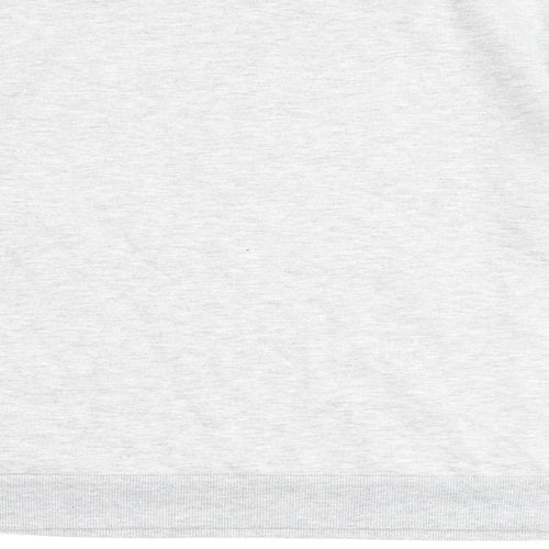 Warehouse Womens Grey Cotton Pullover Sweatshirt Size M Pullover
