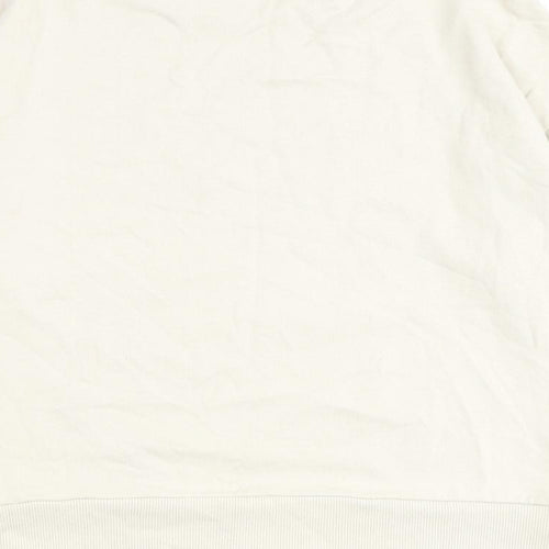 NEXT Womens Beige 100% Cotton Pullover Sweatshirt Size S Pullover