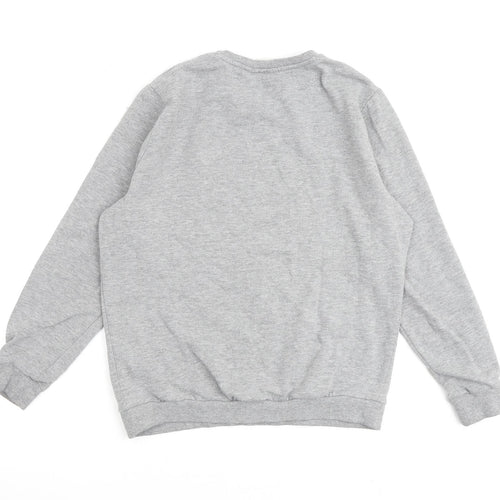 Disney Womens Grey Cotton Pullover Sweatshirt Size 10 Pullover