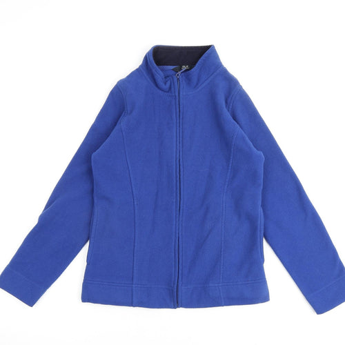 EWM Womens Blue Jacket Size 10 Zip