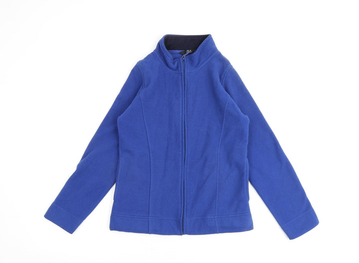 EWM Womens Blue Jacket Size 10 Zip