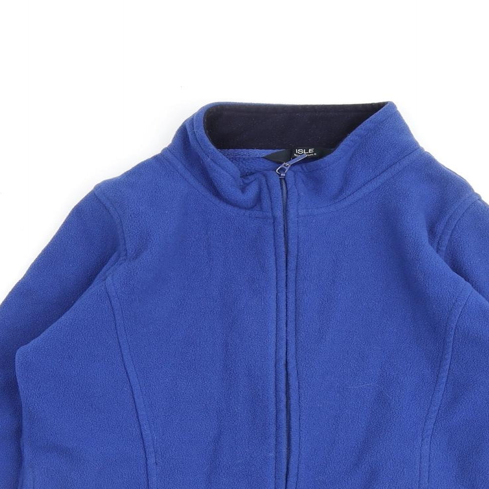 EWM Womens Blue Jacket Size 10 Zip