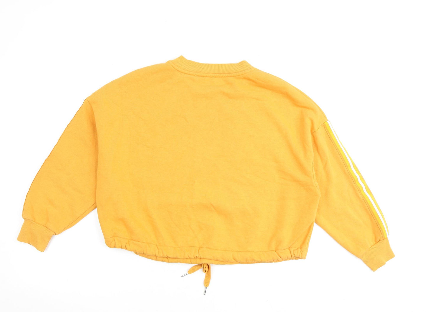 Marks and Spencer Womens Orange Cotton Pullover Sweatshirt Size 12 Pullover