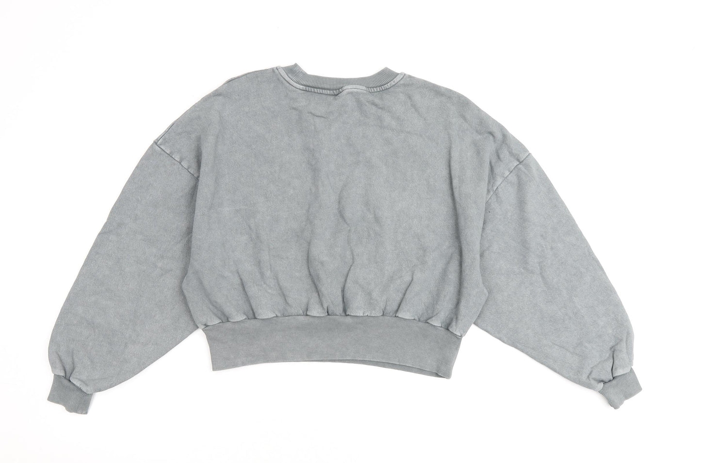 ASOS Womens Grey Cotton Pullover Sweatshirt Size 6 Pullover