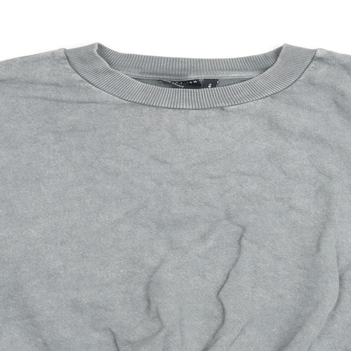 ASOS Womens Grey Cotton Pullover Sweatshirt Size 6 Pullover