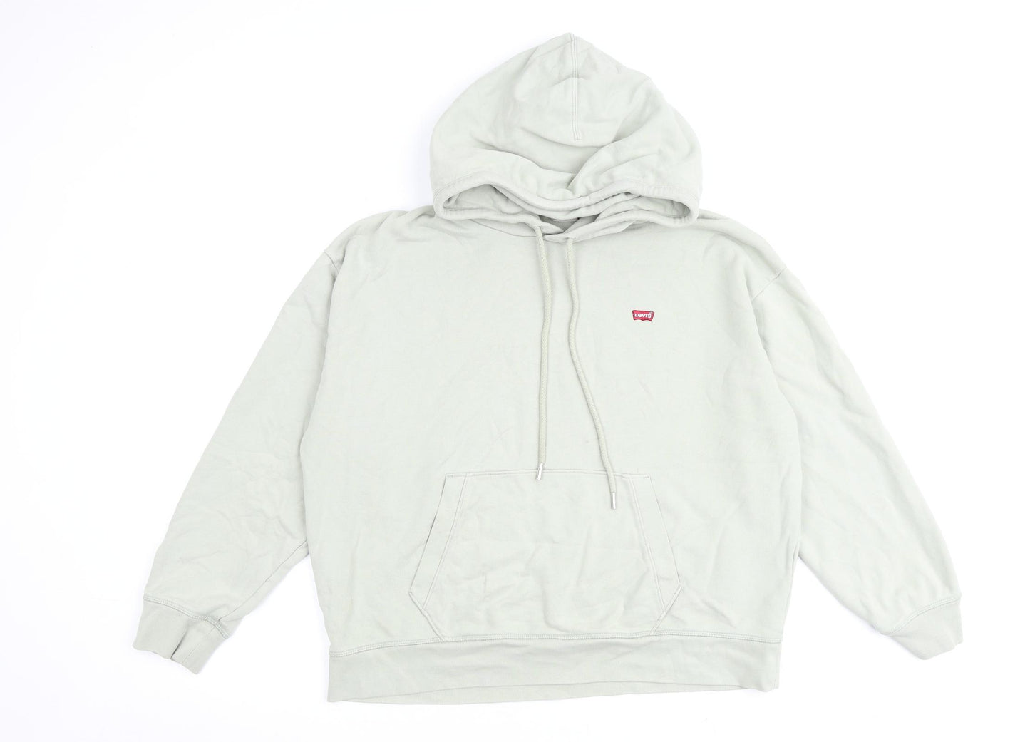 Levi's Mens Green Cotton Pullover Hoodie Size XL