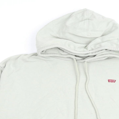 Levi's Mens Green Cotton Pullover Hoodie Size XL